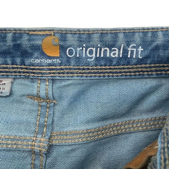 Carhartt Original Fit Bootcut Jeans Size 10 - Picture 2 of 9